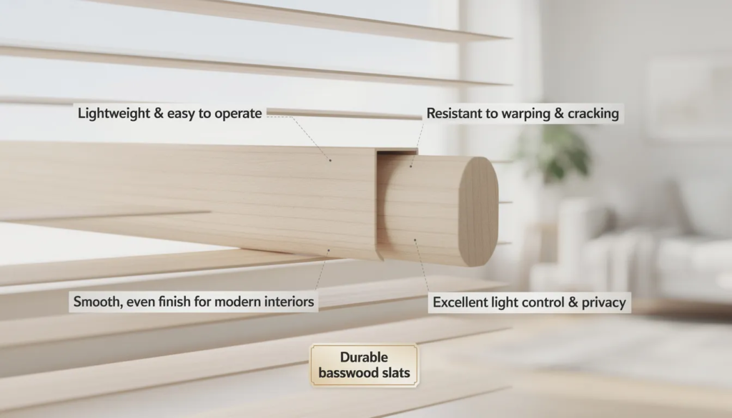 Benefits of Using Basswood Slats
