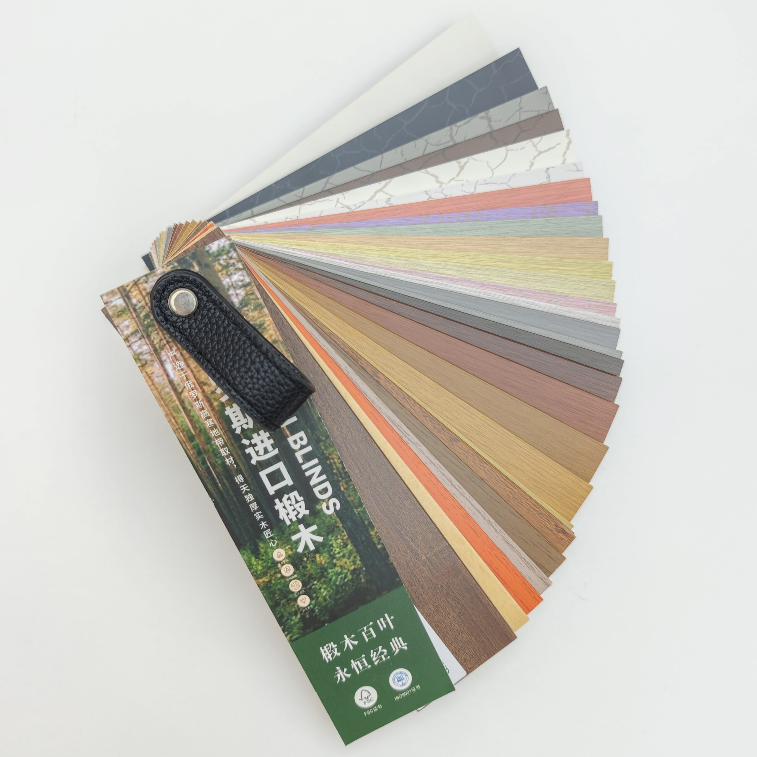 Premium Window Curtain Paulownia Wood Slats with Customizable Color Options - Image 2