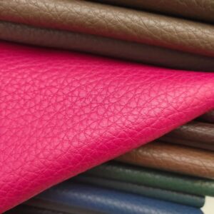 Technology Leather Fabric Dyeing with Glue Emboss Leather Effect Upholstery Furniture Sofa Home Textile Dubai Turkish Fabric