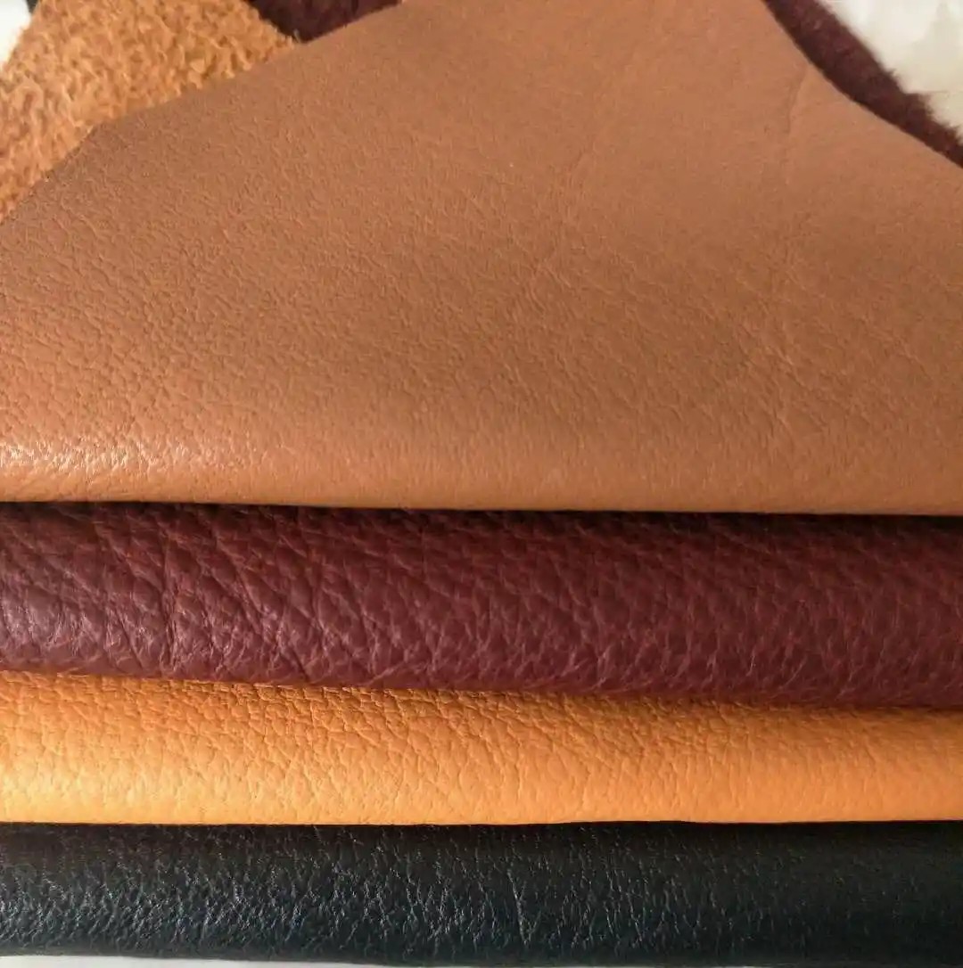 Leather Look Fabric Printed Knitted Fabric Upholstery Material for Sofa Home Textile - Image 3