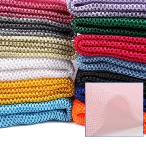 China Soft 3D Spacer Sandwich Polyester Air Mesh Fabric for Office Chair Car Seat Shoes