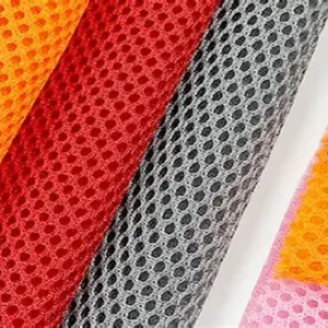 Thicken Breathable Stylish Polyester Mesh Fabric Custom Sewing Accessories 3D Mesh Fabric