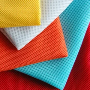 3D Breathable Sandwich Mesh Fabric for Car Seat Bag Shoes & Handbag Solid Pattern Upholstery Weft Knitted Technique