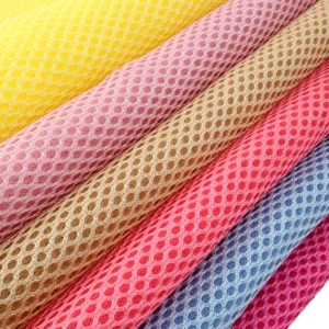 Ready to Ship Breathable 100% Polyester 3D Spacer Air Layer Sandwich Mesh Fabric for Sport Shoes
