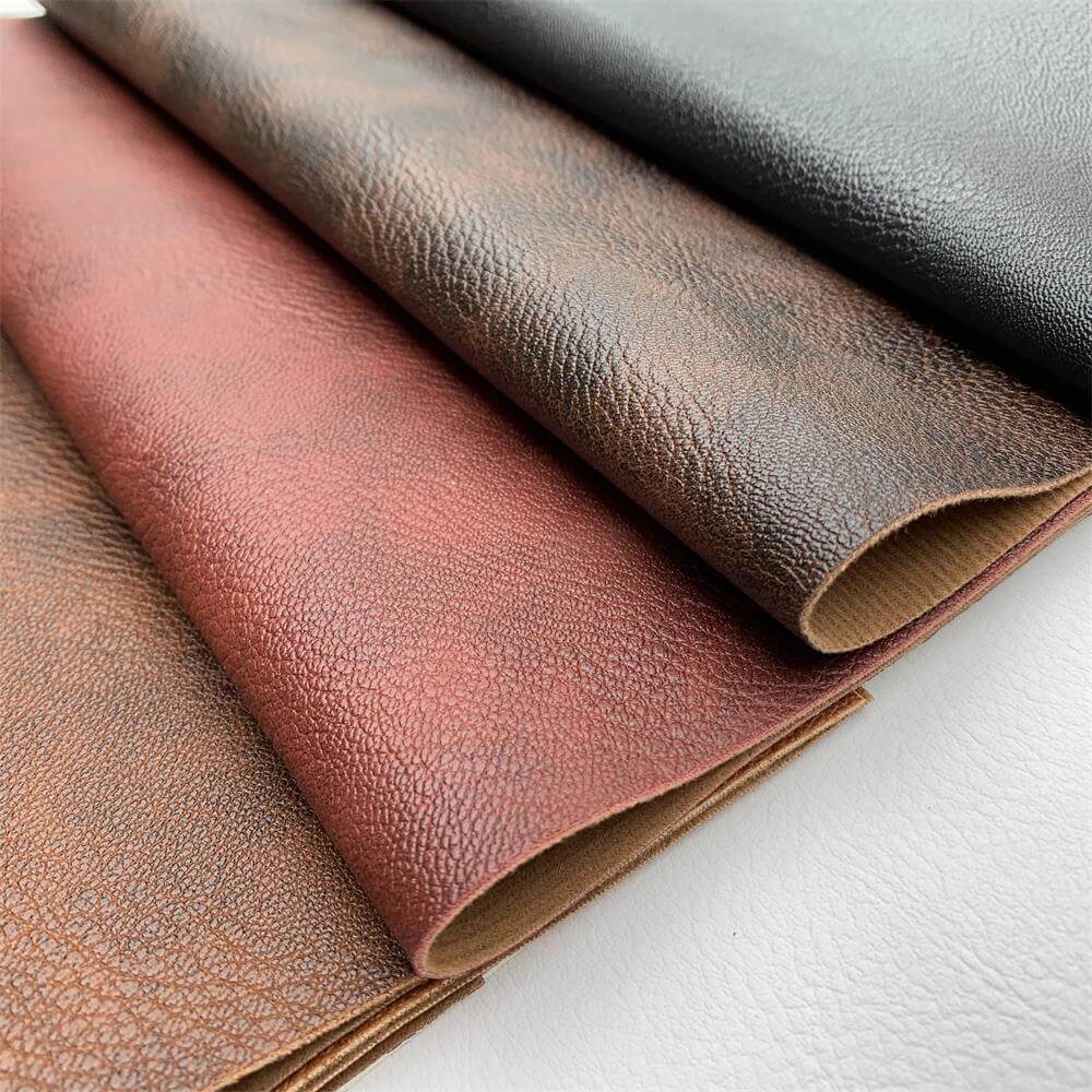 PU Leather Fabric for Furniture Bags Clothing - Multi Colors & Textures - Image 2
