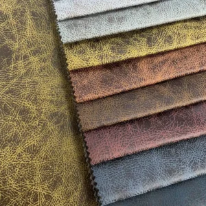 Wholesale High Quality Ecological PU Synthetic Leather Fabric for Women Clothing Costumes Eco-friendly and Stylish