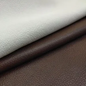 Faux Leather Fabric Full Grain Leather Pure PU Microfiber Based Artificial Leather for Car Seat Cover