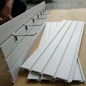 Smooth Flat Vertical Slats Lightproof PVC Fabric for Office Window Blind Replacement