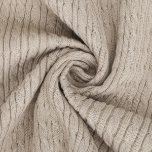 Thick Stretchy Cotton Rib Knit Fabric Black with Green & White Stripes Eco-Friendly for Sportswear & Apparel Trims