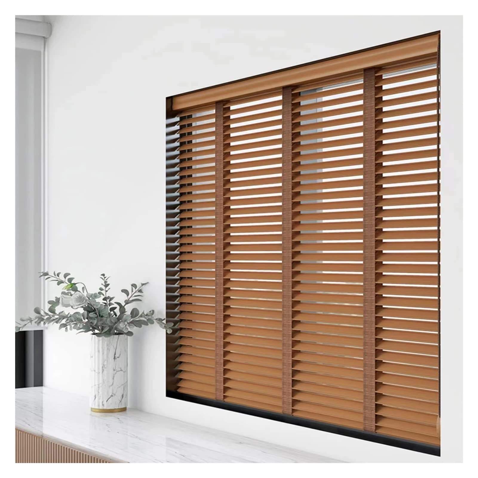 Eco-Friendly Window Decor Basswood Blade Wood Blinds for Sustainable Living Spaces