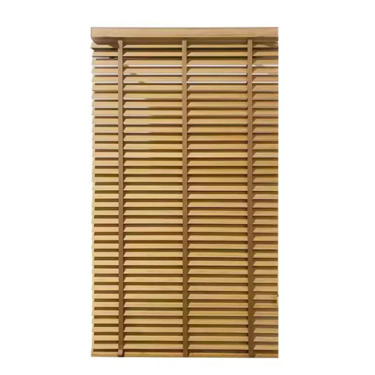 Window Decorative Premium Paulownia Louvers Blinds for Stylish Ventilation Solutions