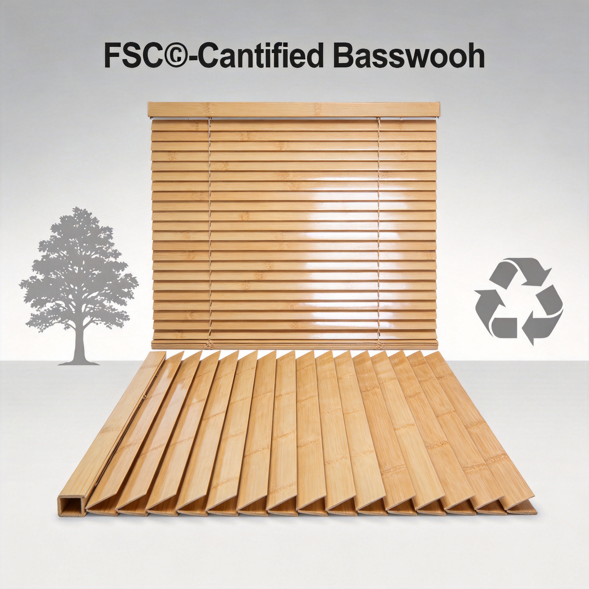 Durability test setup for basswood blind slats