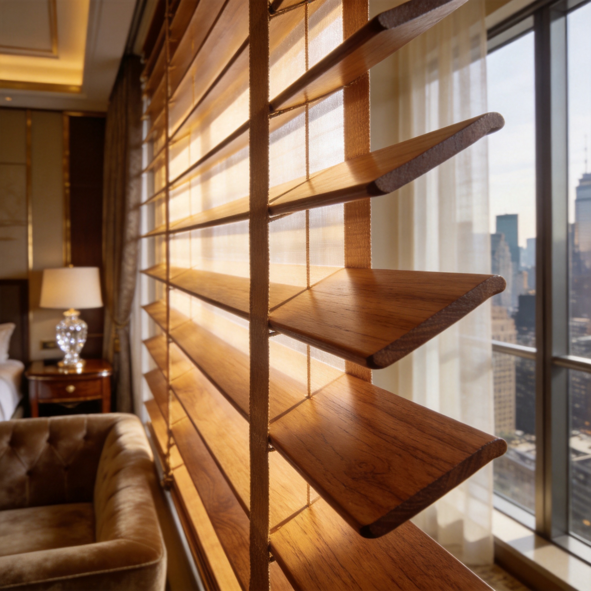 Comparison of different wood species for blinds