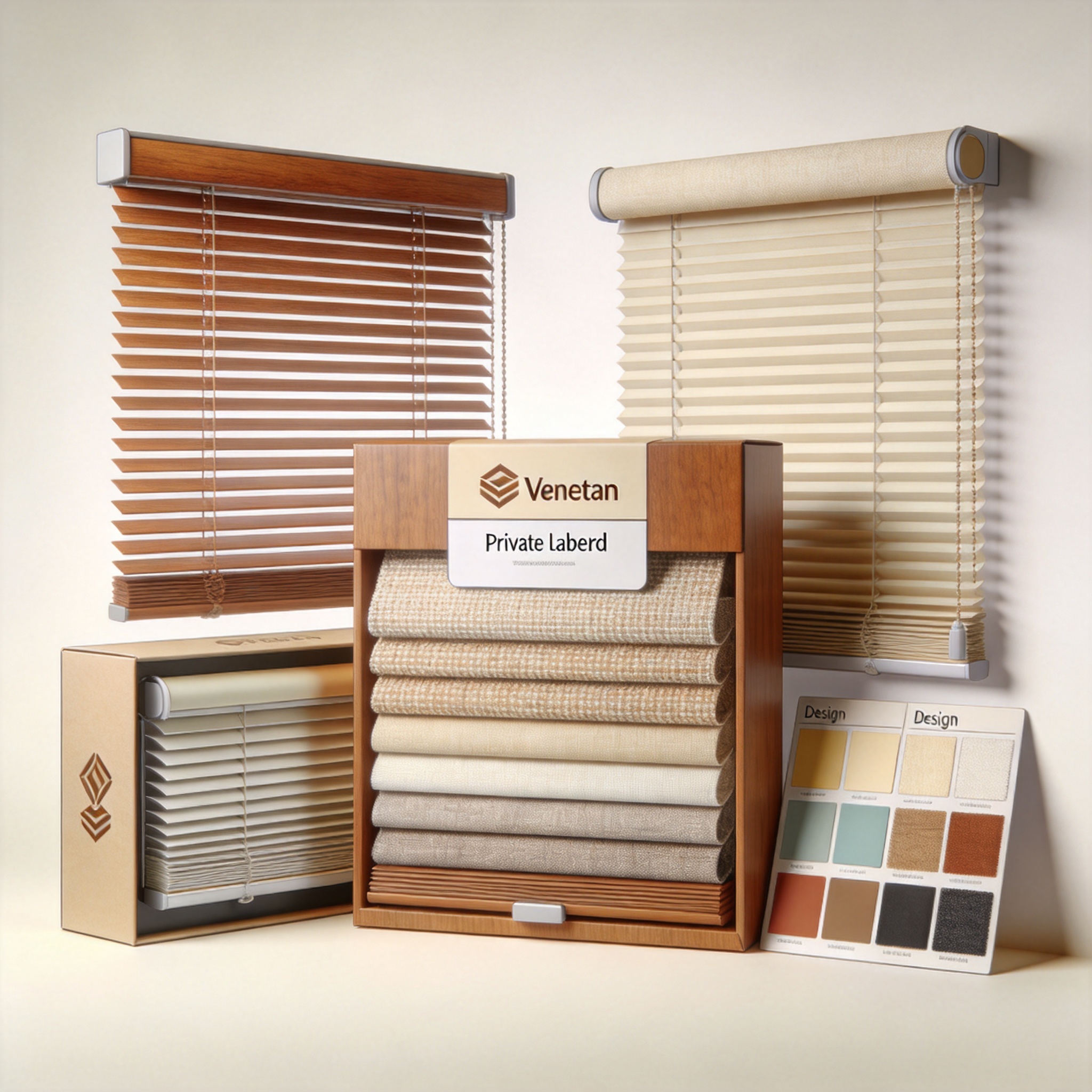Custom packaging design workflow for blinds