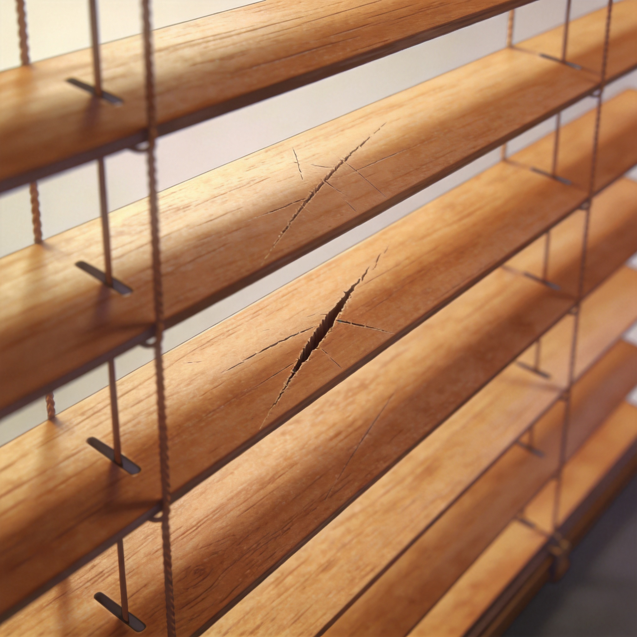 Step-by-step repair of wooden blind scratch using walnut kernel