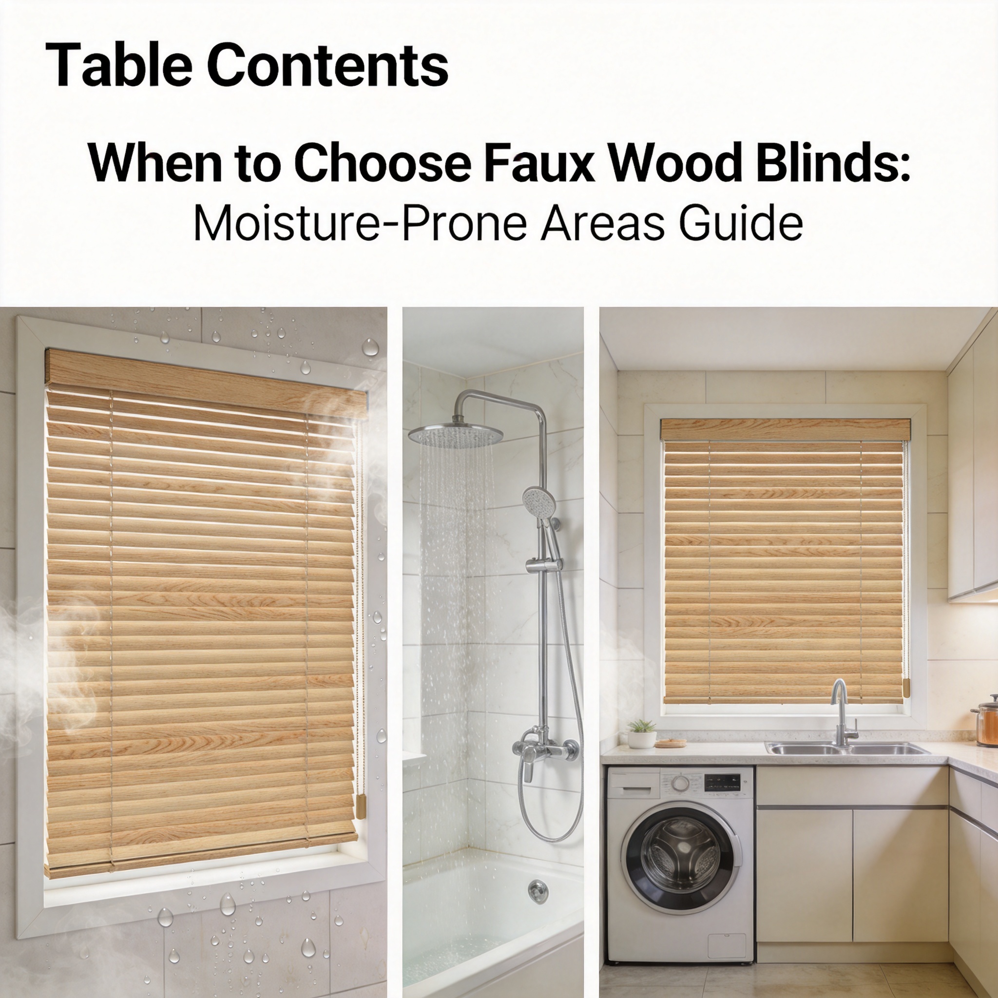 Comparison of warped real wood blind versus intact faux wood blind