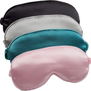 100 Percent Mulberry Silk Knitted Sleep Mask Custom Elastic Band Reusable Girls