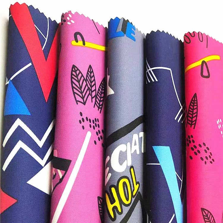 100 Percent Polyester 210D Oxford Fabric Pa Coated Printing Factory for Bag Luggage Tent Sunshade - Image 3