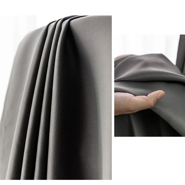 100 Percent Polyester 3-Layer Blackout Twill Curtain Fabric Breathable Woven for Home Hotel - Image 2