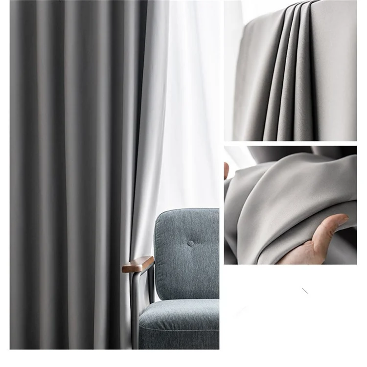 100 Percent Polyester 3-Layer Blackout Twill Curtain Fabric Breathable Woven for Home Hotel - Image 5