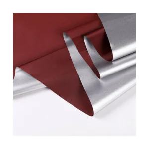 100 Percent Polyester Blackout Waterproof Curtain Fabric 210D Oxford Cloth Silver PU Coated Woven Roller Blind Car Use