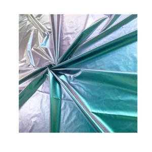 100 Percent Polyester Magic Changing Coating Two Colour Chameleon Fabric Garment Coat
