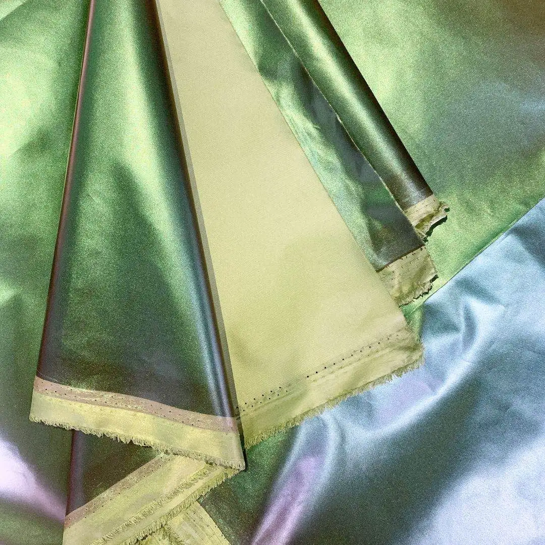 100 Percent Polyester Magic Changing Coating Two Colour Chameleon Fabric Garment Coat - Image 3