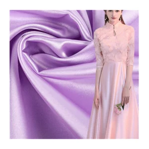 100 Percent Polyester Satin Fabric High Quality Interlining Lining Material for Dresses
