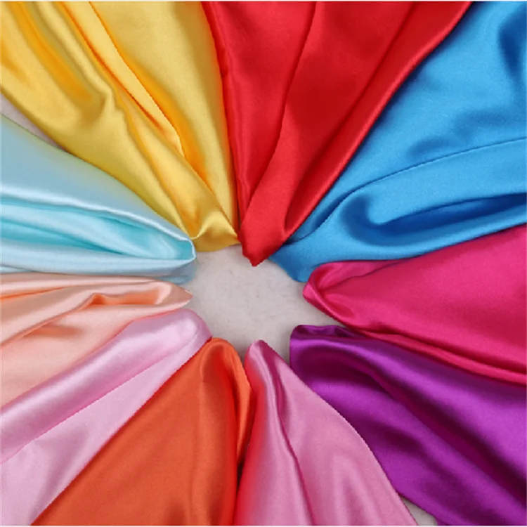 100 Percent Polyester Shiny Duchess Satin Fabric Lightweight Thick No Stretch - Image 3