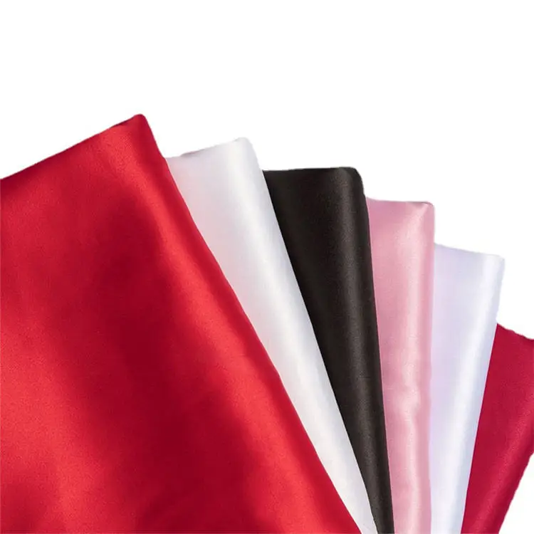 100 Percent Polyester Shiny Duchess Satin Fabric Lightweight Thick No Stretch - Image 4
