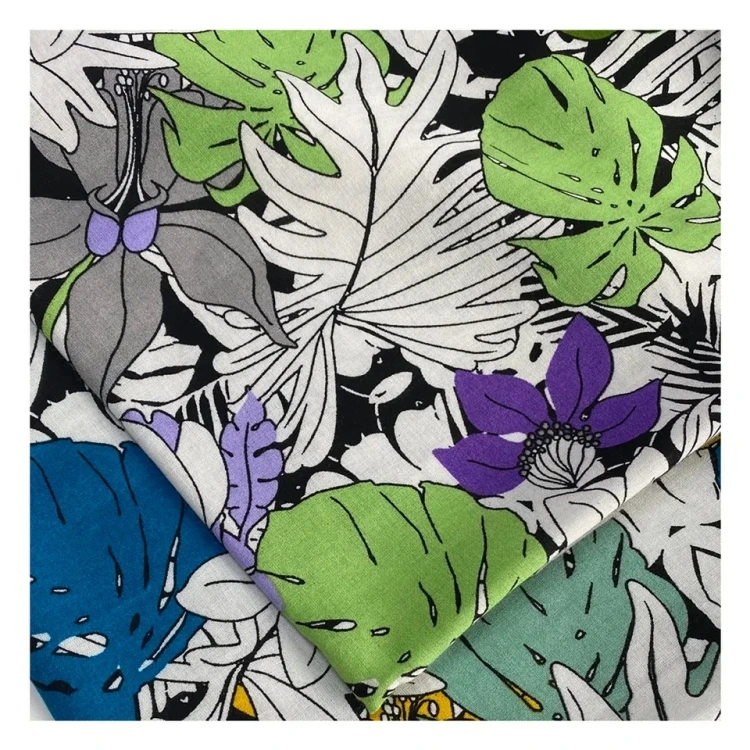 100D 4-Way Stretch Digital TPU Bonded Printed Fabric for Garment - Image 4