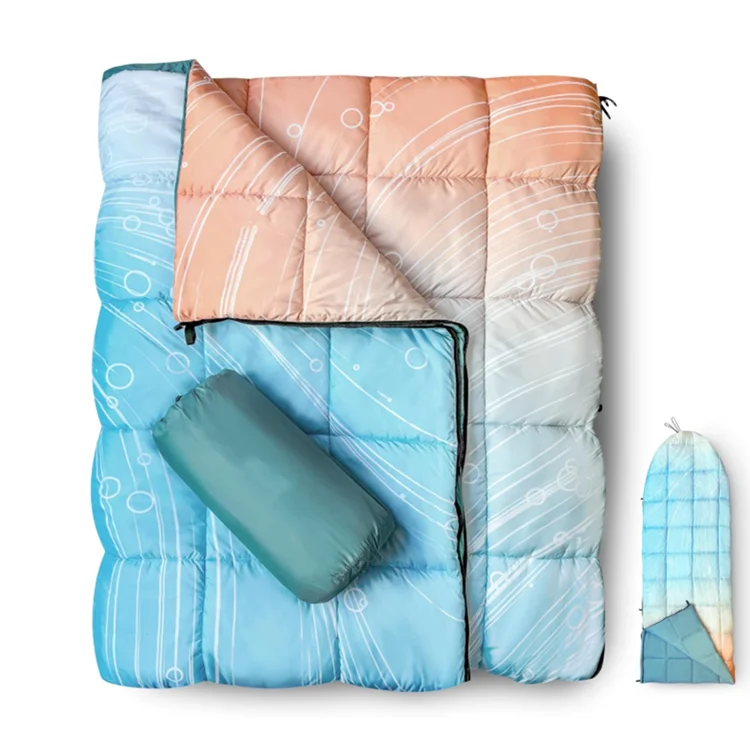 140x200cm Waterproof Lightweight Down Puffy Blanket Packable Outdoor Camping