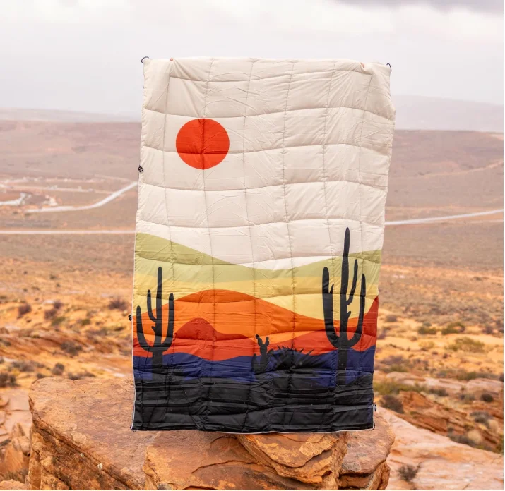 140x200cm Waterproof Lightweight Down Puffy Blanket Packable Outdoor Camping - Image 6