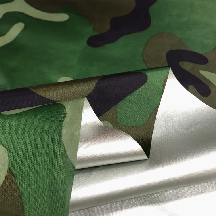 150D Waterproof Flame Retardant Anti-UV Polyester Oxford Fabric Blackout Silver Coating