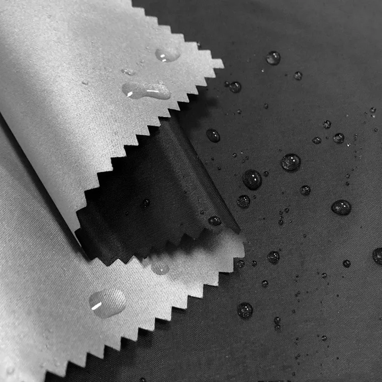 150D Waterproof Flame Retardant Anti-UV Polyester Oxford Fabric Blackout Silver Coating - Image 4
