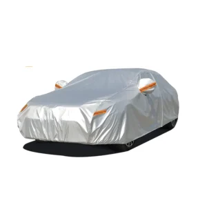 170cm Width 100 Percent Blackout Sunshade Silver Coated 210T Taffeta Fabric Car Cover