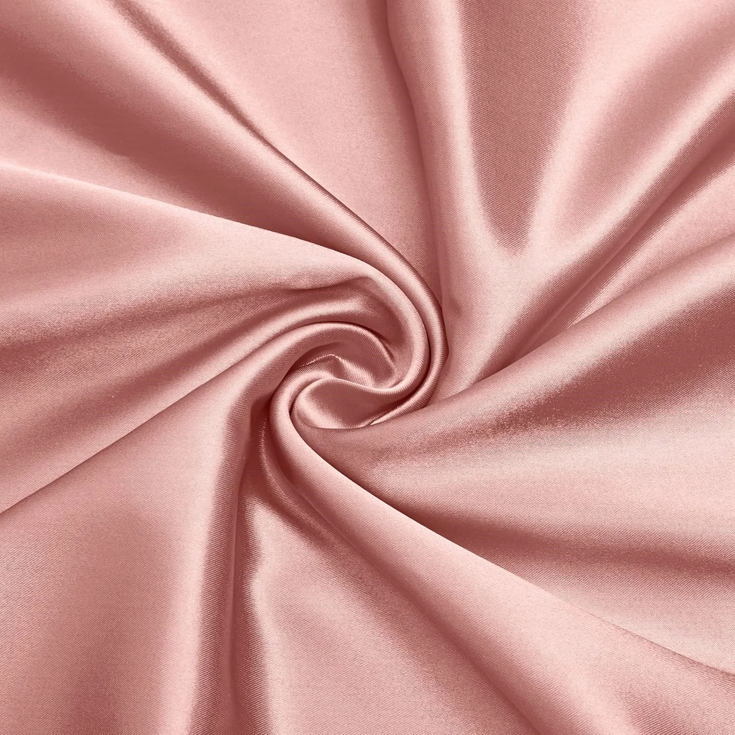 19 Momme 100 Percent Silk Satin Fabric Solid Color 114CM Knitted Plain Dyed - Image 2