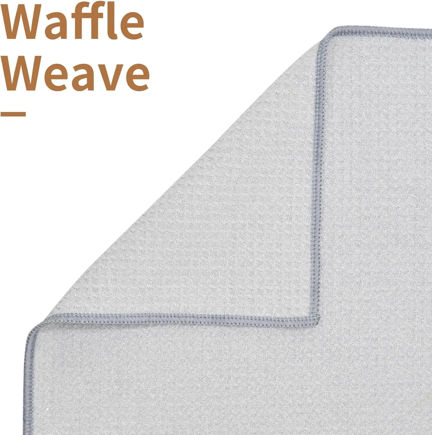 2 Pack Eco-Friendly Microfiber Yoga Towel Non-Slip Waffle Weave with Grip Dots Sweat Absorbent Hot Yoga Mat - Image 3