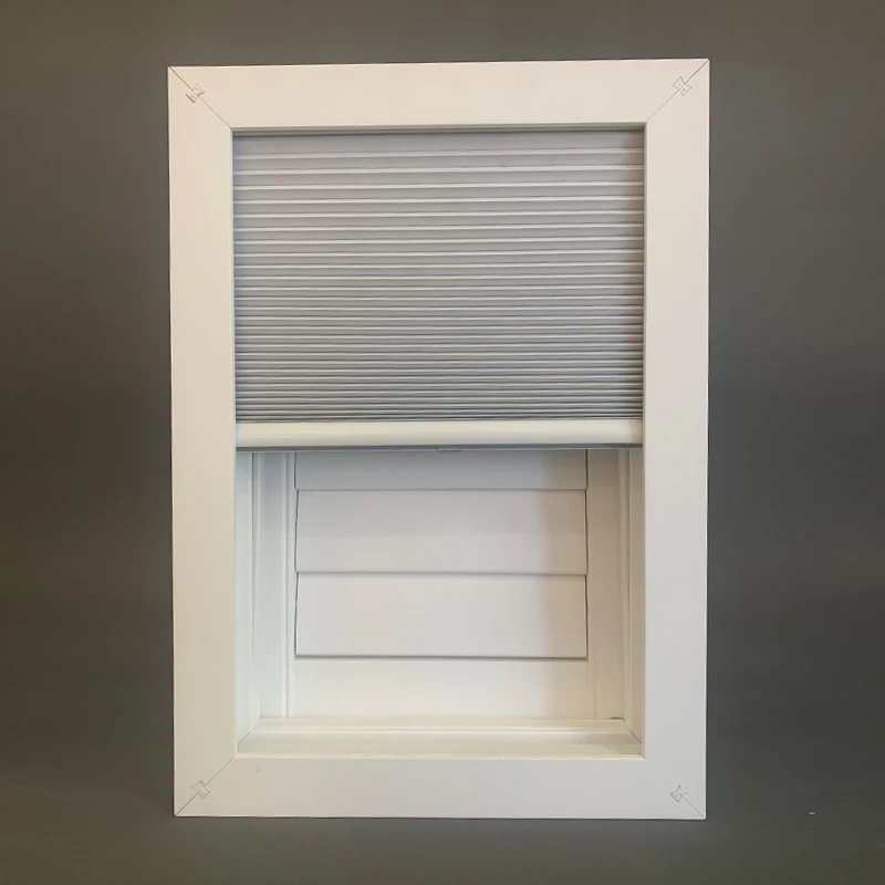 2026 Modern Honeycomb Shade Hotel Use Horizontal Opening Plantation Style - Image 2