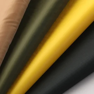 20D Nylon Taffeta Double Line Plaid Ripstop Waterproof PU Coated Woven Outdoor Canopy Tent Hammock Parachute Fabric for Girls