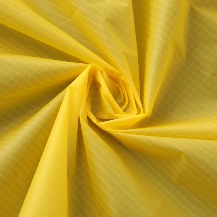 20D Nylon Taffeta Double Line Plaid Ripstop Waterproof PU Coated Woven Outdoor Canopy Tent Hammock Parachute Fabric for Girls - Image 5