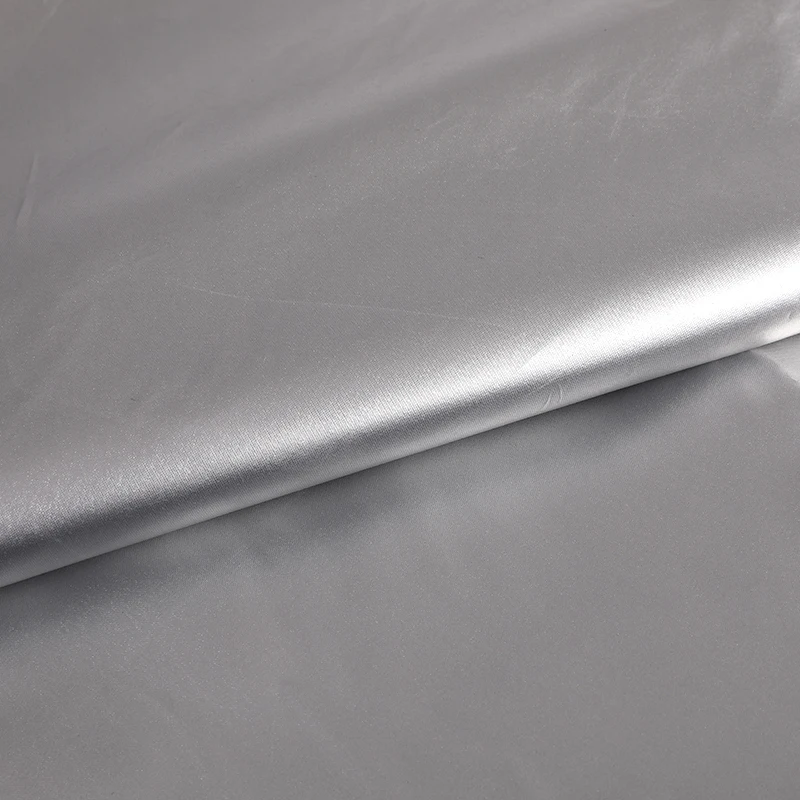 210D Polyester Oxford Fabric 100 Percent Blackout Silver Coating Car Curtain Roller Blind - Image 3