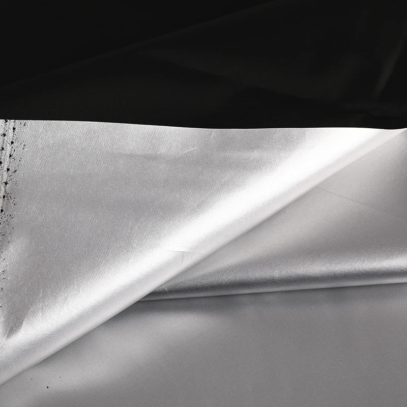 210D Polyester Oxford Fabric 100 Percent Blackout Silver Coating Car Curtain Roller Blind - Image 4