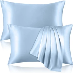 22 Momme 100 Percent Pure Silk Pillowcase 6A Mulberry Satin Breathable Knitted