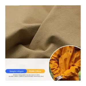 228T Nylon Spandex 5 Percent Taslon Warp Stretch Waterproof Outdoor Jacket Fabric