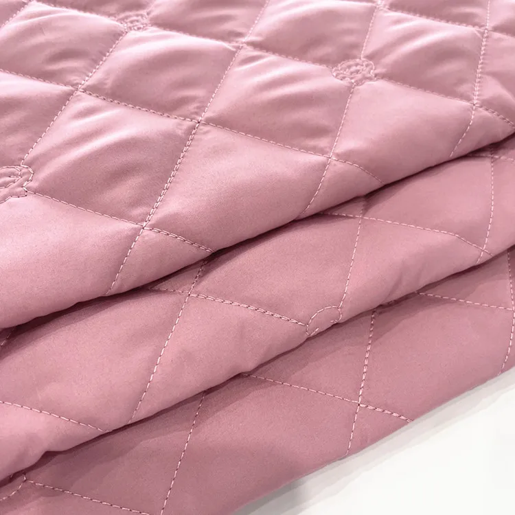 240T Pongee Quilted Jacket Coat 100 Percent Polyester 120gsm Wadding Outdoor - Image 4