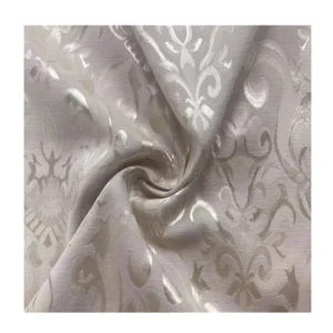 35 Percent Cotton 65 Percent Polyester Flower Jacquard Upholstery Sofa Curtain Fabric