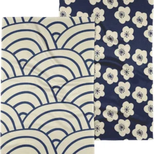 350gsm Woven Microfiber RPET Antimicrobial Quick-Dry Soft Absorbent Kitchen Tea Towel