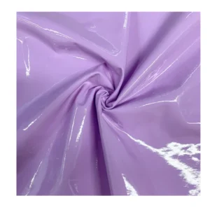 4 Way Stretch Back Side Brushed Shiny Vinyl Fabric for Dance Wear and Fashion Bag