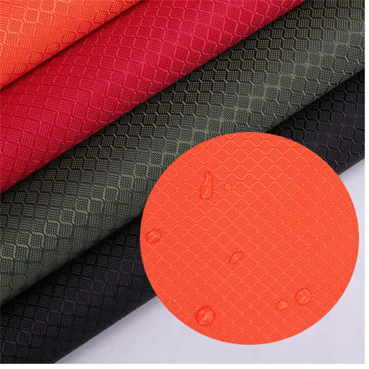 400D Polyester Jacquard Oxford Fabric Diamond Chequered Tarpaulin Fluorescent Luggage Tent Handbag Car - Image 2